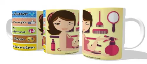 Caneca Profissão Cabeleireira