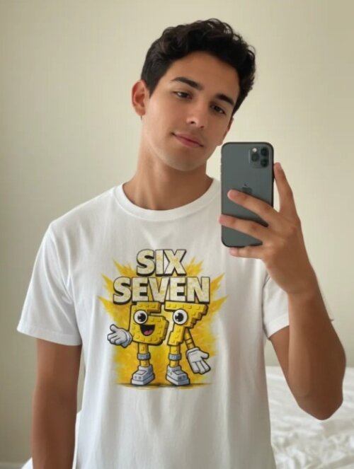 Camiseta Six Seven 67 Meme Viral