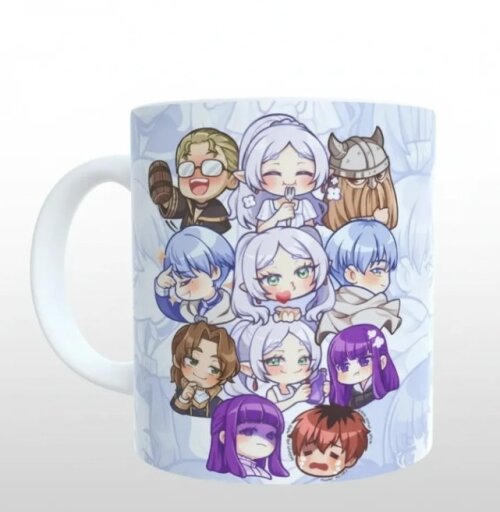 Caneca Frieren Chibi Cute Anime