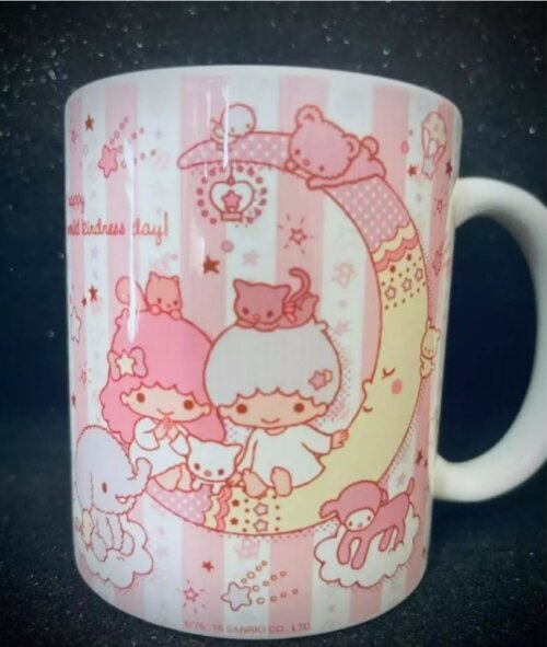 Caneca Little Angel Twin Stars Kawaii