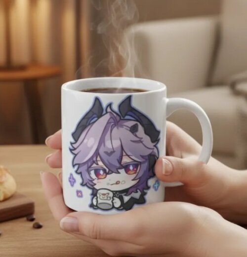 Caneca Durin Chibi Mode Genshin Impact