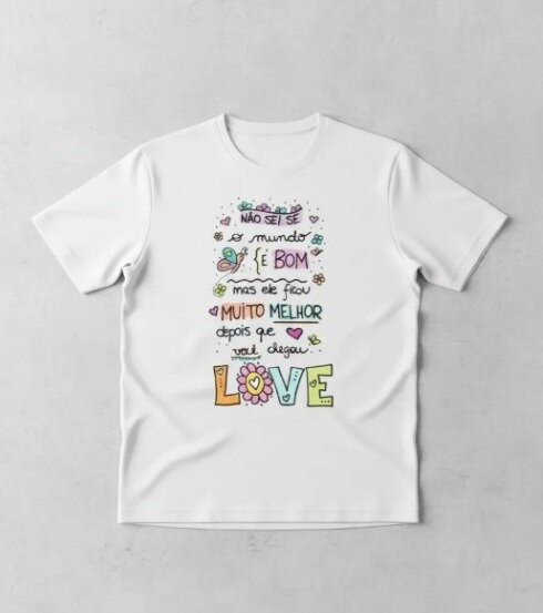 Camiseta Namorados Declaração