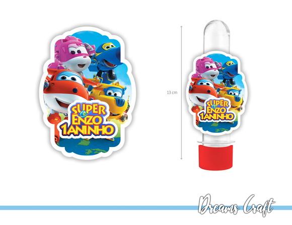 Adesivo para Tubete Super Wings