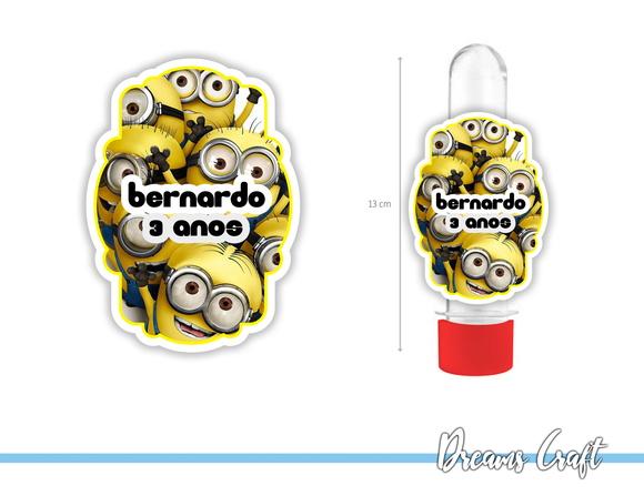 Adesivo para Tubete Minions