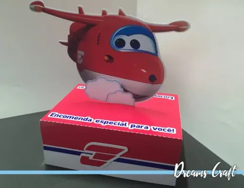 Centro de Mesa Super Wings Jet