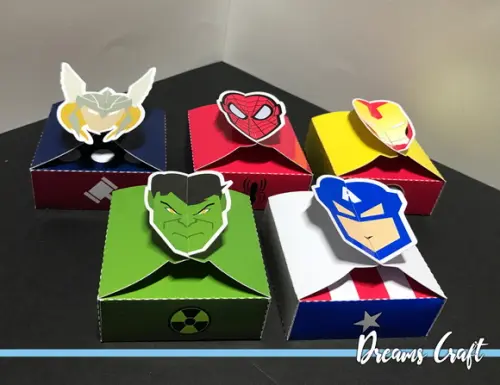 Caixa os Vingadores