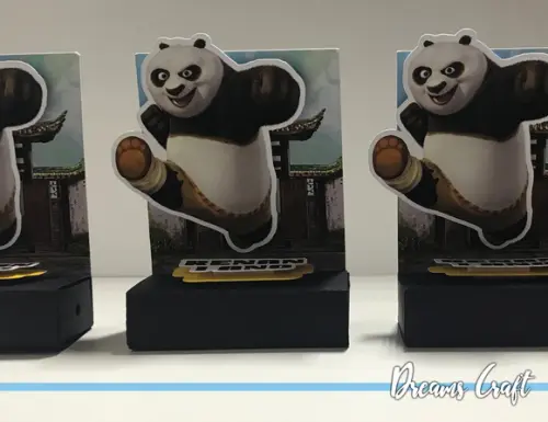 Porta Batton Kung Fu Panda