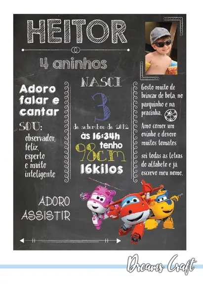 Chalkboards Super Wings