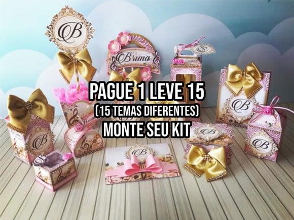 Arquivo de corte 15 anos Rose STUDIO/PDF+14 ARQUIVOS