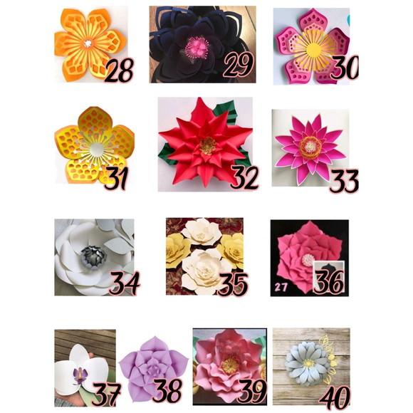 Arquivo de Corte 40 Flores