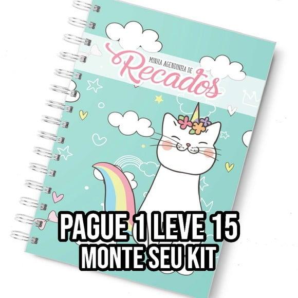 Arquivo de corte Agenda de Recados Escolar PNG/PDF +14 ARQUI