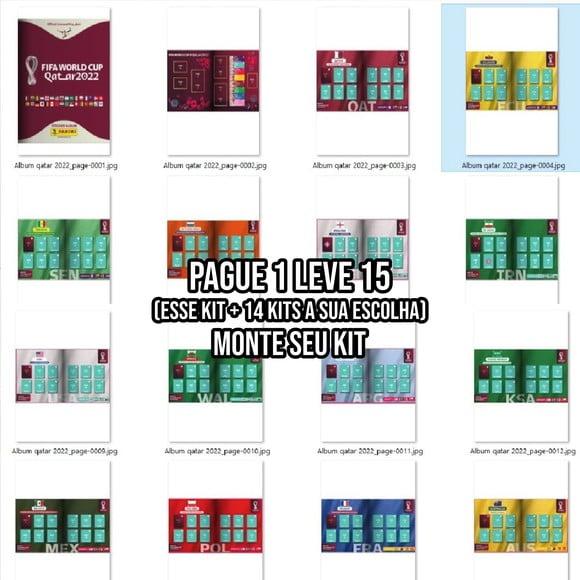 Arquivo de Corte Álbum Copa do Mundo 2022 Pdf/jpeg