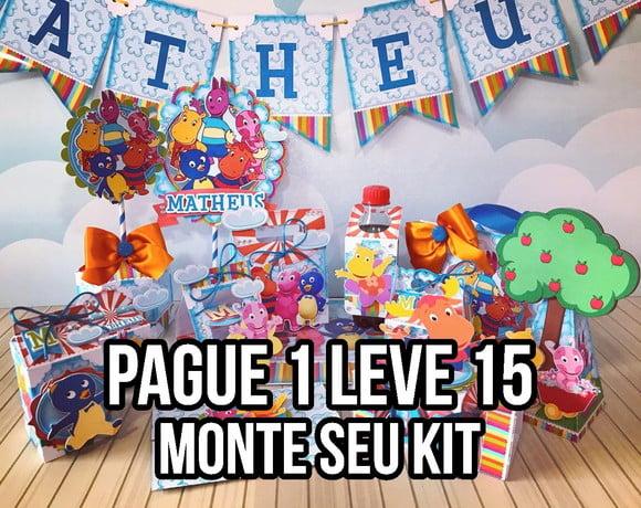Arquivo de corte Backyardigans STUDIO E PDF+14 ARQUIVOS
