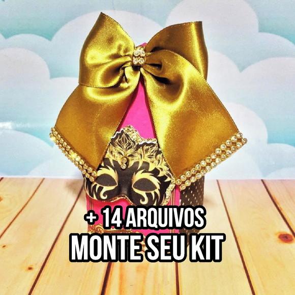 Arquivo de corte Baile de Máscaras STUDIO + 14 ARQUIVOS
