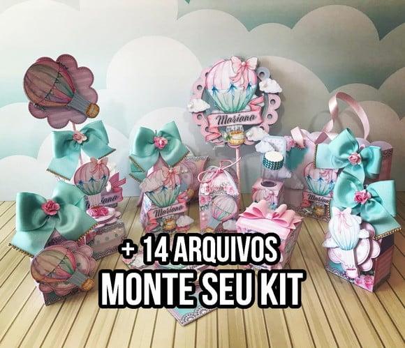 Arquivo de Corte Balão Menina STUDIO/PDF+14 ARQUIVOS