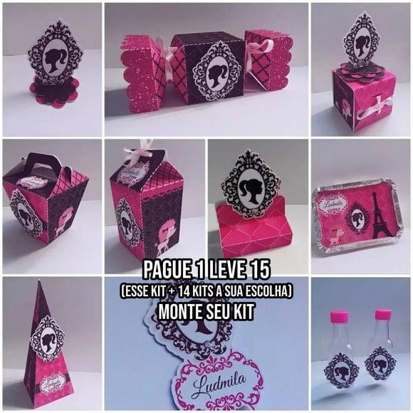 Arquivo de Corte Barbie Paris 1 Silhouette Studio+14