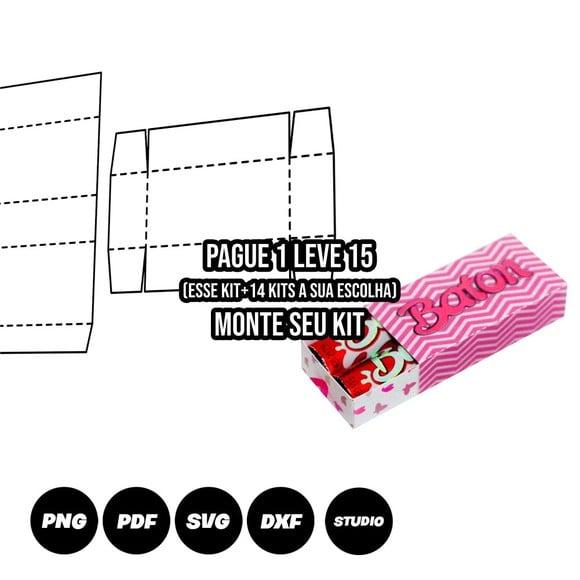 Arquivo de Corte Caixa 2 Batons Molde Limpo 1