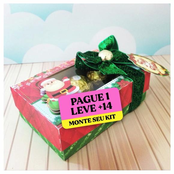 Arquivo de Corte Caixa 6 Doces Ferrero Rocher Natal