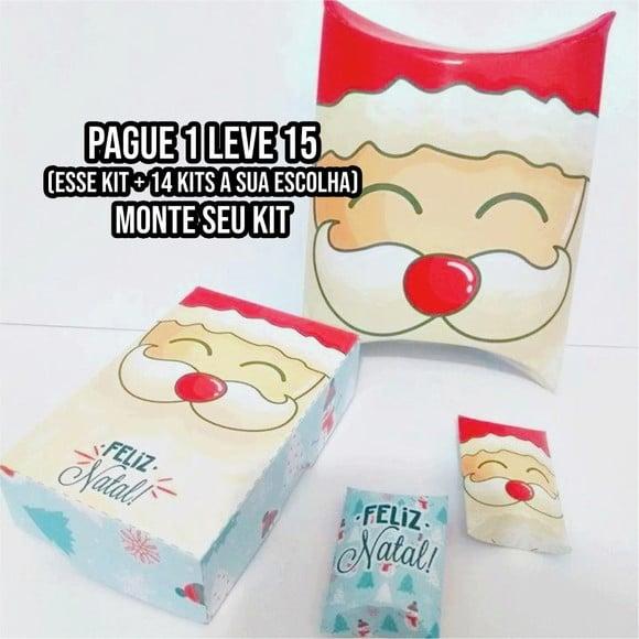 Arquivo de Corte Caixa Almofada Natal Silhouette
