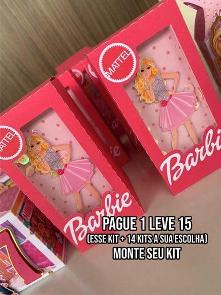 Arquivo de Corte Caixa Barbie 2 Silhouette Studio+14