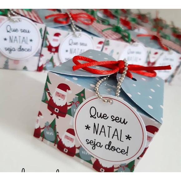 Arquivo de Corte Caixa Bombom Natal Silhouette Studio e pdf