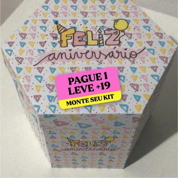 Arquivo de Corte Caixa Explosão Aniversário