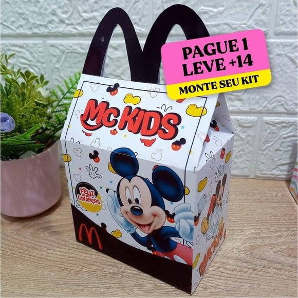 Arquivo de Corte Caixa Mc Lanche Feliz Mickey