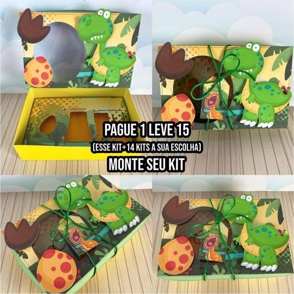 Arquivo de Corte Caixa Mini Confeiteiro Dinossauro 1