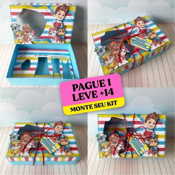 Arquivo de Corte Caixa Mini Confeiteiro Patrulha Canina 2