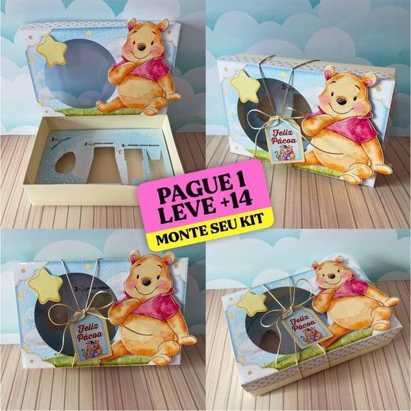 Arquivo de Corte Caixa Mini Confeiteiro Ursinho Pooh