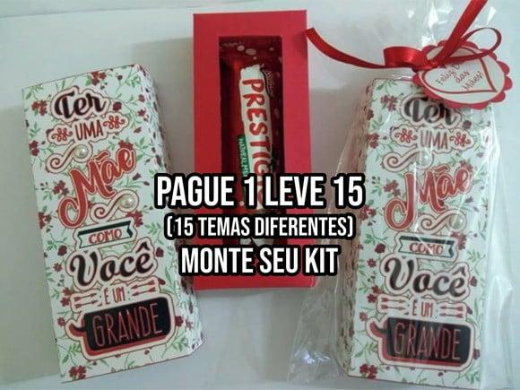 Arquivo de Corte Caixa Prestígio Dia das Mães Silhouette