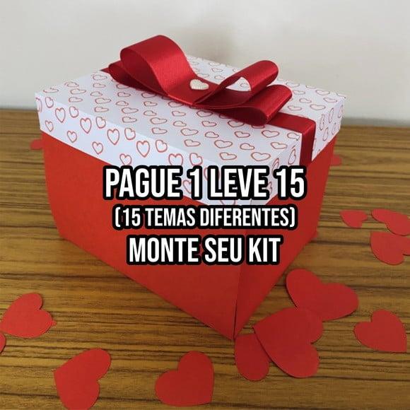 Arquivo de Corte Caixa Surpresa dia dos namorados + 14 ARQUI