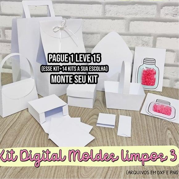 Arquivo de Corte Caixas Diversas Molde Limpo 3