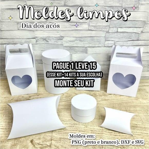 Arquivo de Corte Caixas Diversas Molde Limpo 1