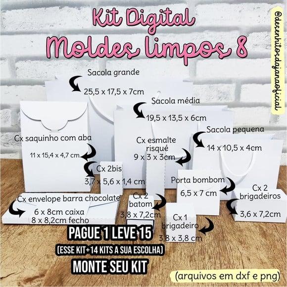 Arquivo de Corte Caixas Diversas Molde Limpo 7