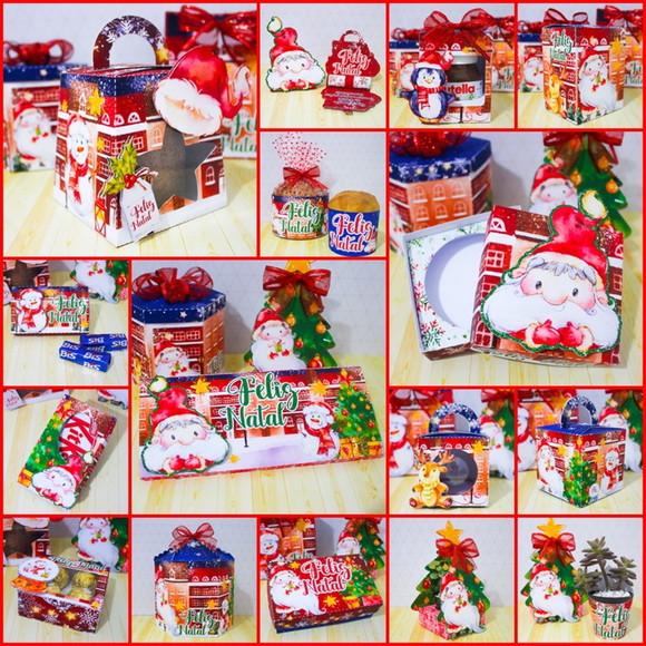 Arquivo de Corte Caixas Natal 2