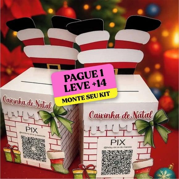 Arquivo de Corte Caixinha de Natal Cliente Papai Noel