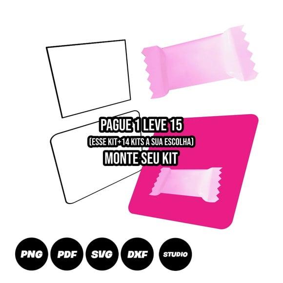 Arquivo de Corte Card para Bala Molde Limpo 1
