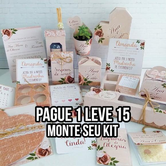 Arquivo de corte Casamento STUDIO/PDF + 14 ARQUIVOS