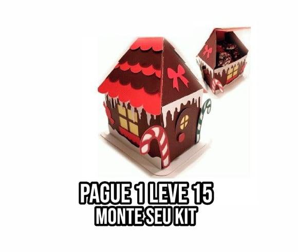 Arquivo de corte Casinha de doces Natal STUDIO +14 ARQUIVOS