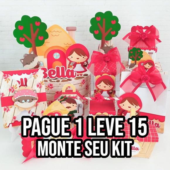 Arquivo de corte Chapeuzinho vermelho 4 STUDIO/PDF + 14 ARQU