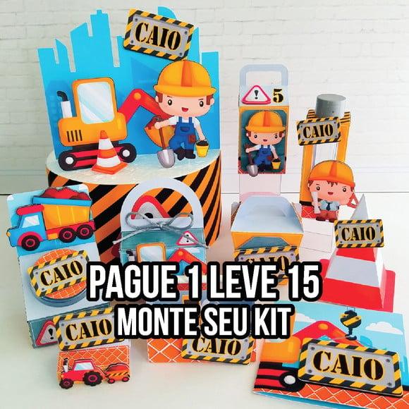 Arquivo de corte Construção 2 STUDIO/PDF + 14 ARQUIVOS