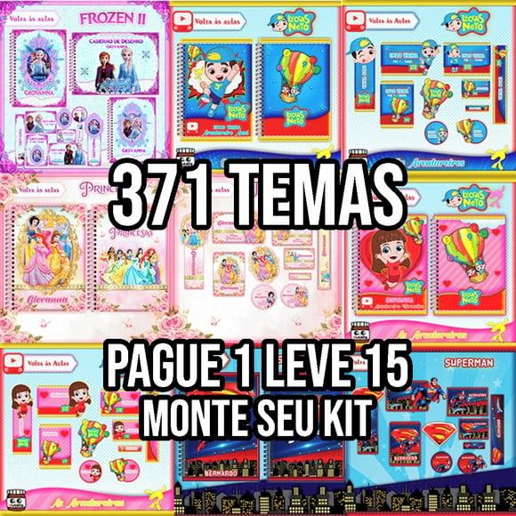 Arquivo de Corte Etiqueta Escolar 4+14 Arquivos