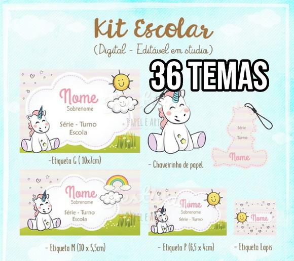 Arquivo de corte Etiqueta escolar 5+14 ARQUIVOS