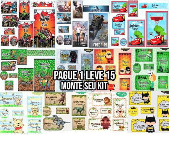 Arquivo de corte Etiqueta escolar menino png