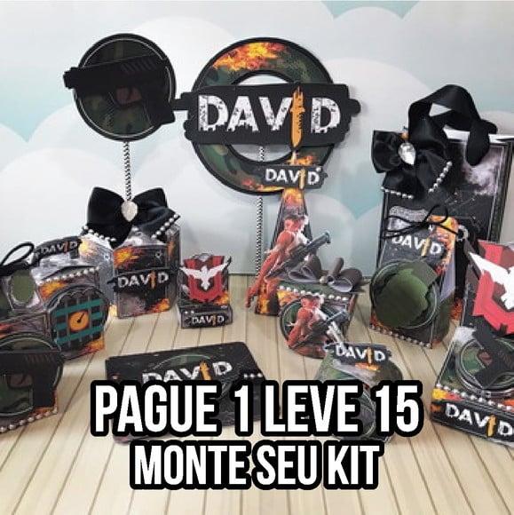 Arquivo de corte Free Fire 4 STUDIO/PDF +14 ARQUIVOS