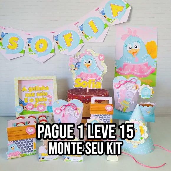 Arquivo de corte Galinha Pintadinha 5 STUDIO/PDF +14 ARQUIVO