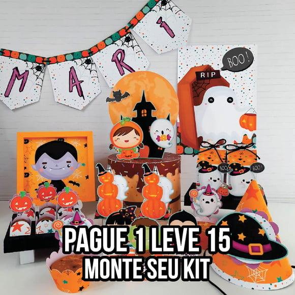 Arquivo de corte Halloween 2 STUDIO/PDF +14 ARQUIVOS