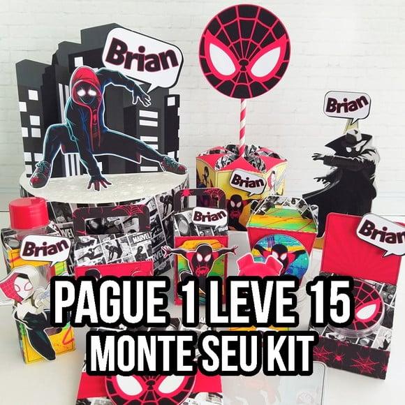 Arquivo de corte Homem Aranha Verso STUDIO E PDF + 14 ARQUIV