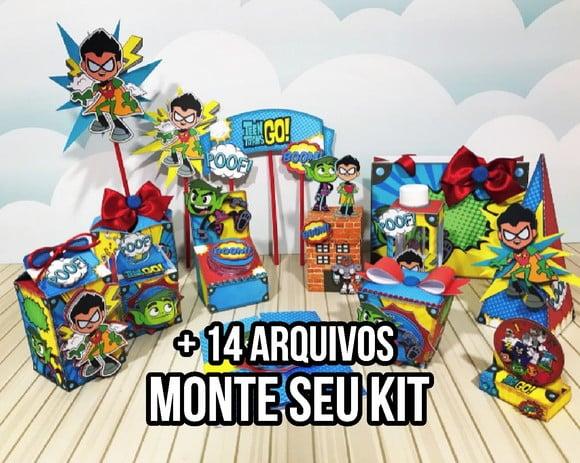 Arquivo de corte Jovens Titâs STUDIO/PDF+14 ARQUIVOS